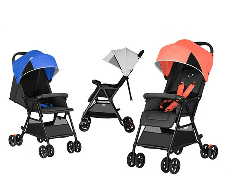 Легкая Складная коляска Youpin с регулируемым углом быстрая стирка 3 ступенчатая