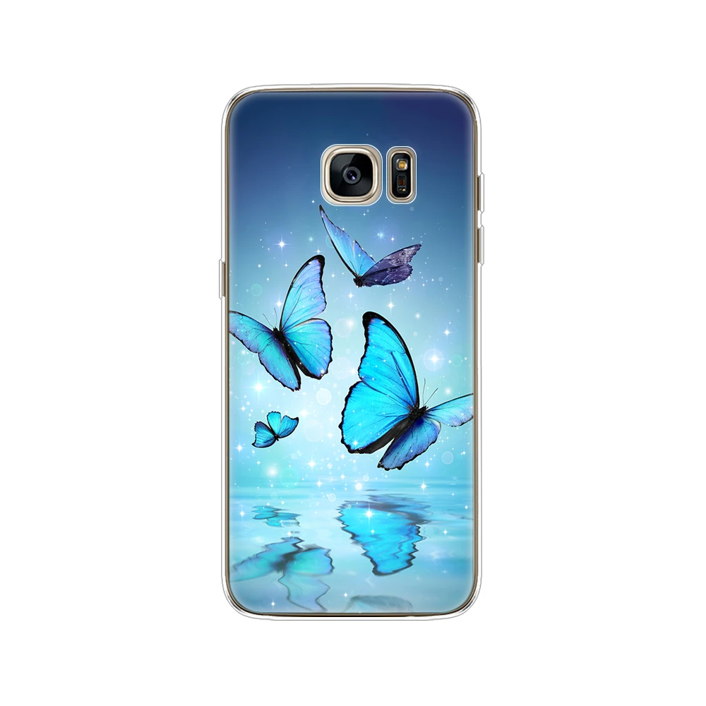 Мягкий силиконовый чехол для телефона Samsung Galaxy S7 / edge чехлы G930F G930FD G930W8 | Мобильные