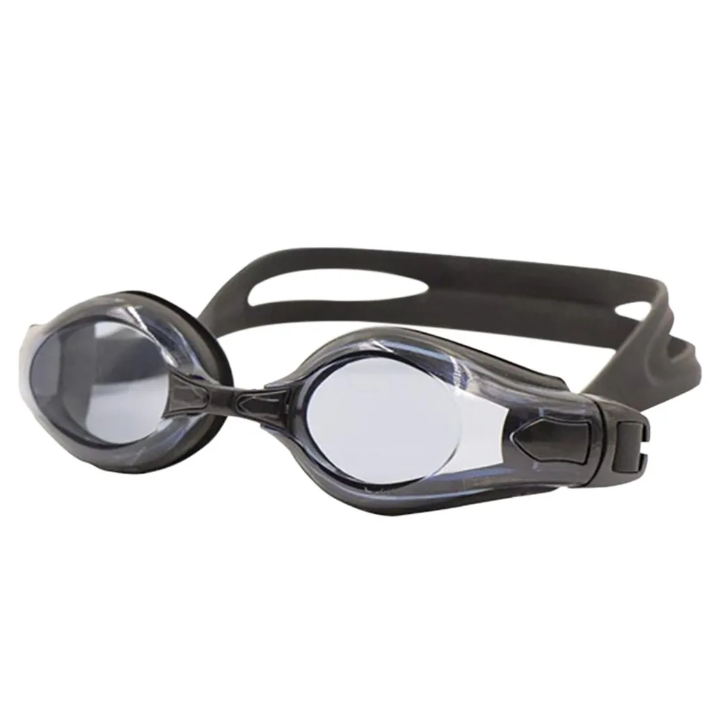 Профессиональные силиконовые очки для плавания незапотевающие УФ с заглушкой