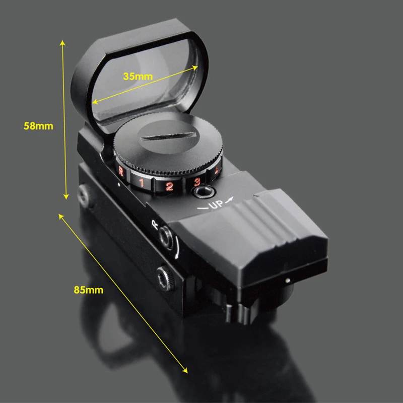 

20mm 2021 Hot Rail Riflescope Tactical Airsoft Gun Collimator Sight Hunting Optics Holographic Red Dot Reflex 4 Scope Sight