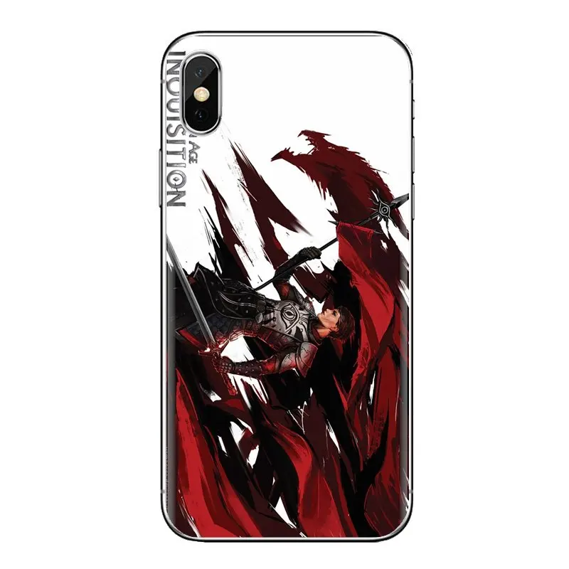 Силиконовый чехол для телефона Dragon Age Inquisition Game Illust iPod Touch Apple iPhone 4 4s 5 5S SE 5C 6 6S 7 8 X XR XS