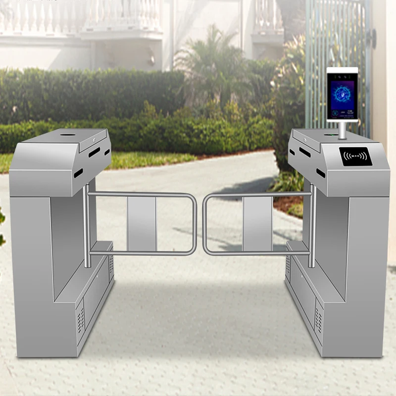 

Stainless Steel Three Roller Gate Automatic Rotating Fence Rotating Door RFID Card Access Control Swipe Card Access Control