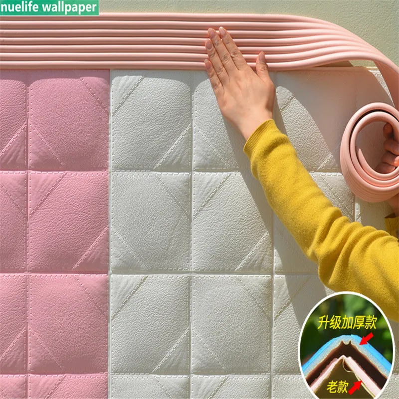 3d Пена наклейки на стену кожа анти столкновения гостиная спальня ТВ задний план