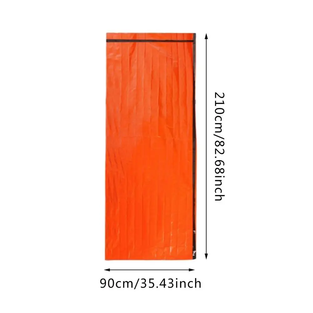 Аварийный термоспальный мешок портативный для сна на природе водонепроницаемое