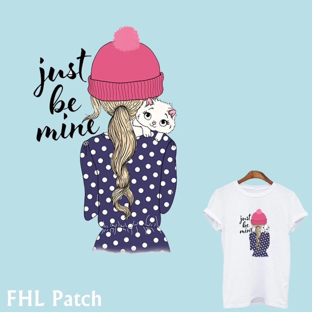 Модные патчи для костюмы гладить на DIY теплопередачи футболке девочек подарок