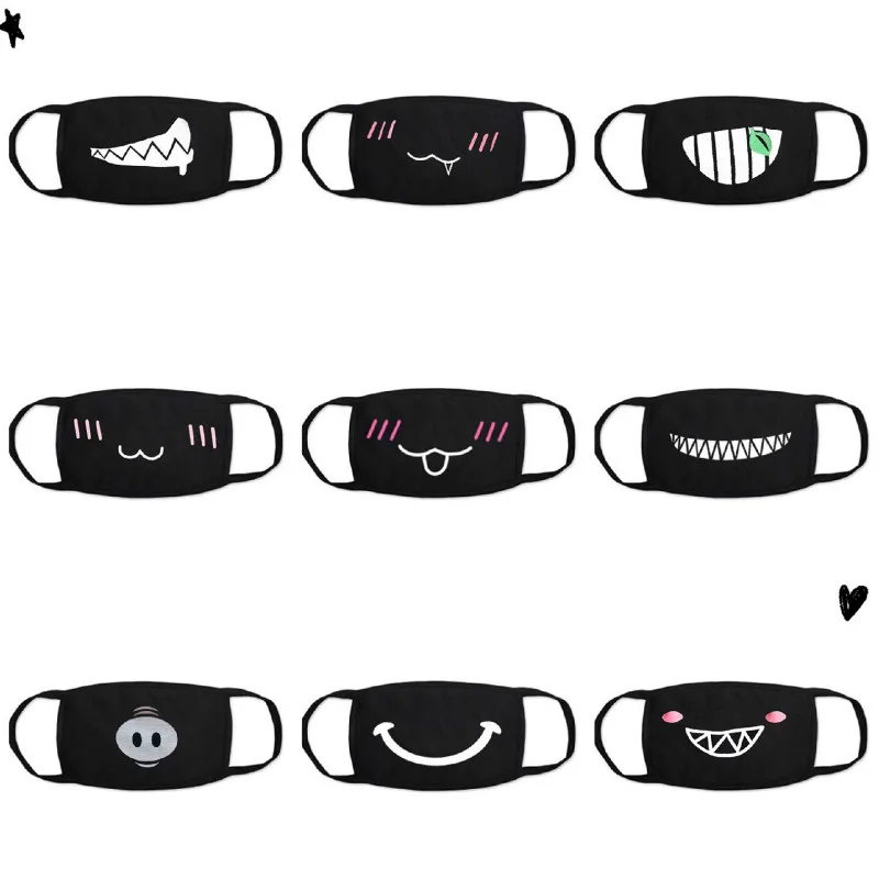 1 шт. Kawaii Вечерние пользу Прекрасный хлопковая маска праздничные вечерние