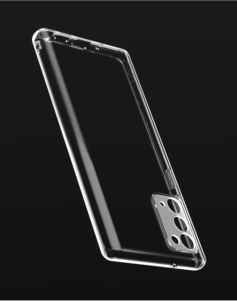 

Ultra Thin Anti-drop shell Transparent Protective Cover For Samsung Galaxy A51 a70 a71 S20 Note20 fe 5g Case Silicone coque