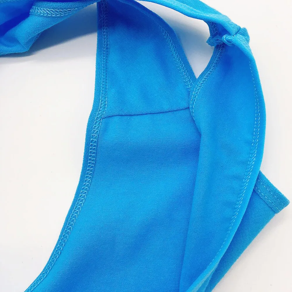 

Panties Women G-String Sexy Lingerie Low Waist Woman Thongs Female Underwear Solid Color Pantys 3 Pieces Cotton