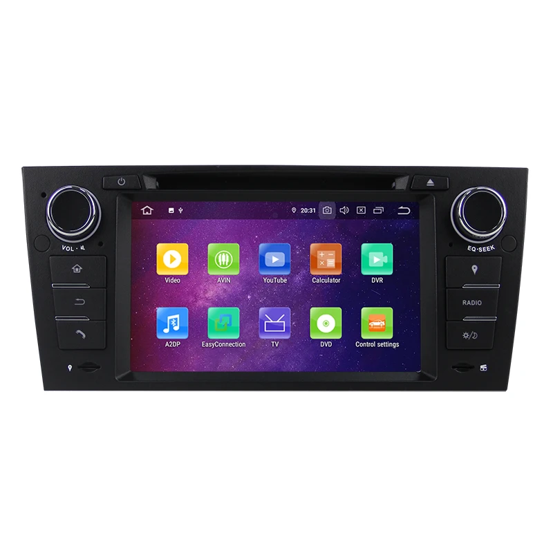 Android 9 0 Восьмиядерный 4G RAM 64G ROM GPS навигация 7 &quotавтомобильный DVD плеер для BMW 3 серии