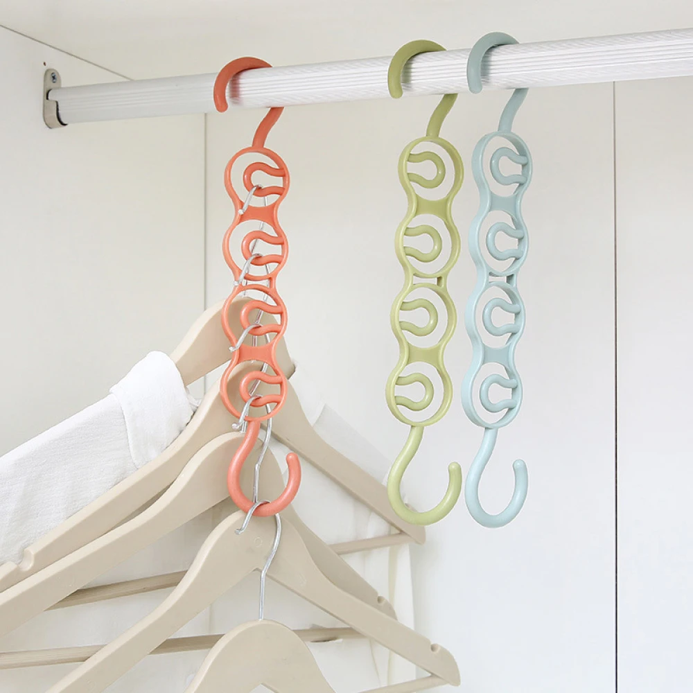 Clothes Coat Hanger Organizer Multi-port Support Baby Drying Racks Plastic Scarf Cabide Storage Rack Hangers For | Дом и сад