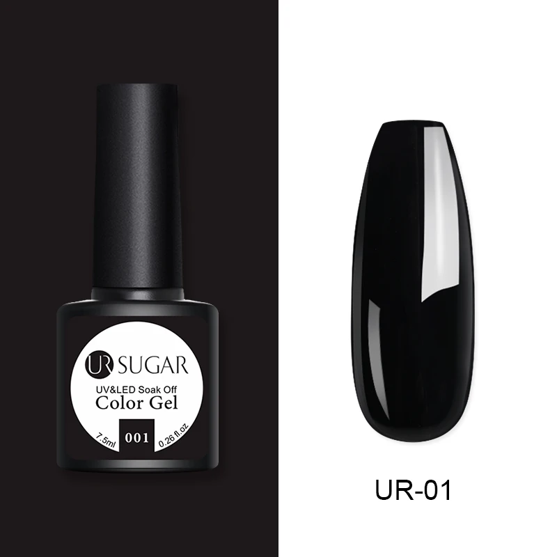 Black Base Ur Sugar 7,5 мл 5D магнитный гель для ногтей голографический лак с блестками кошачий глаз УФ-гель лак широкий кошачий глаз замачиваемый УФ Гель-лак для ногтей DIY - Цвет: Black Base