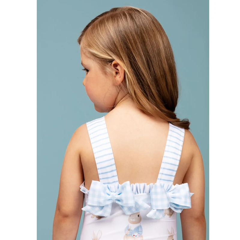 Children Summer Swimwear Girls Swimsuit Boys Pant Kids Lovely Trunks Hawaii Clothes Bikini Beach Shorts Sister Brother Matching | Детская