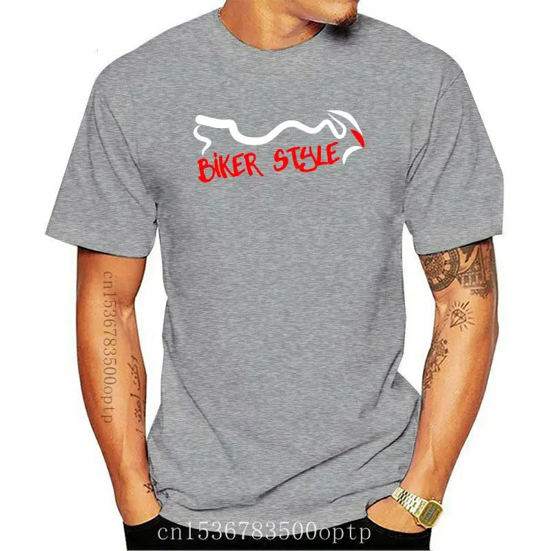 

New Cheap Crew Neck Men'S Top Tee T-SHIRT BIKER STYLE biker rider motociclisti Motorrad fahrer 401 Tops T shirt