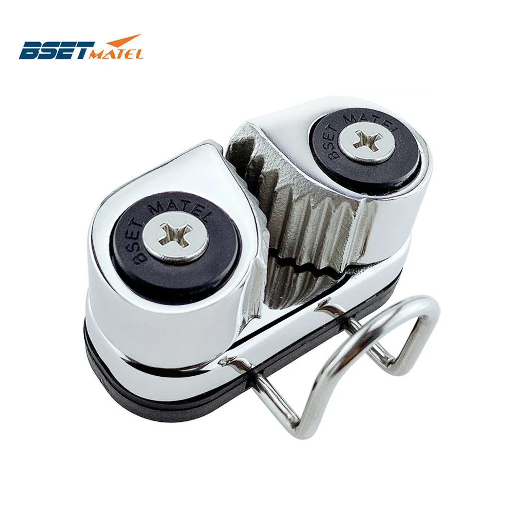 

316 Stainless Steel 2 Row Matic Ball Bearing Cam Cleat leading Ring Pilates Equipment Boat Fast Entry Rope Wire Fairlead Sailing