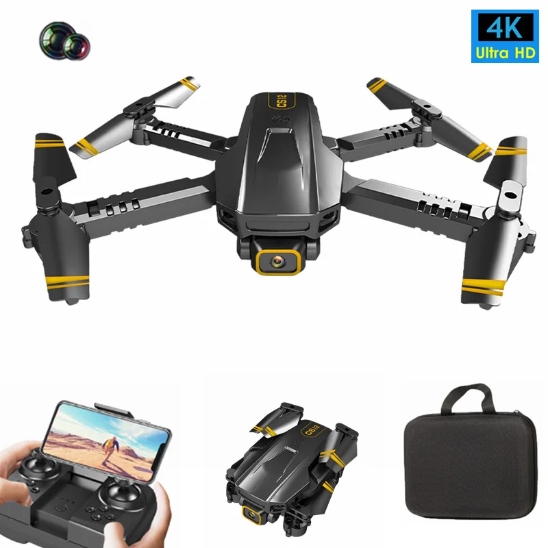 

RC Mini Drone with 4K HD Wide Angle Camera 1080P WiFi FPV Drones Dual Camera Quadcopter Real-time Transmission Helicopter Toys