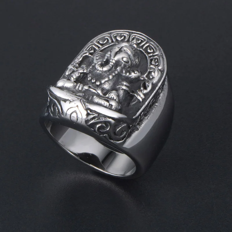 Мужские и женские кольца из титановой стали в стиле панк | Украшения аксессуары