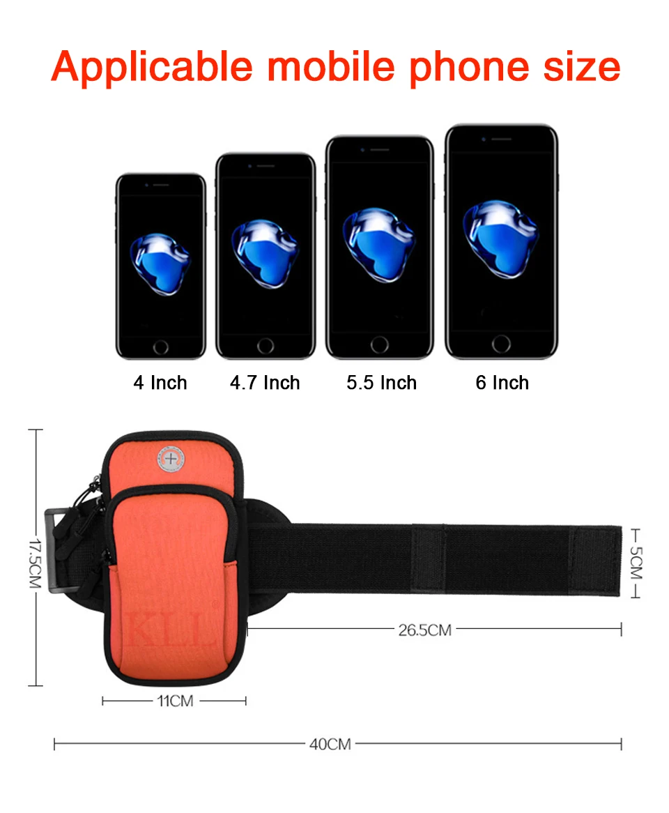 Водонепроницаемая спортивная сумка для XIAOMI iPhone Samsung бега пробежек тренажерного