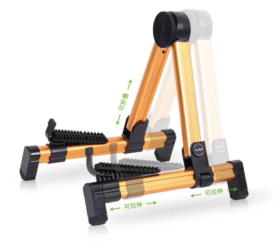 faltbare gitarre stehen verstellbare elektrische holz klassische gitarre stehen ukulele pipa violine stehen versenkbare boden halter free global shipp