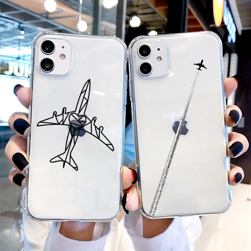 

World Map Travel Just Go TPU Cover For iPhones 11 12 Pro Max life Airplane Soft Case For iPhones 6s 7 8 Plus X XR XS MAX SE 2020