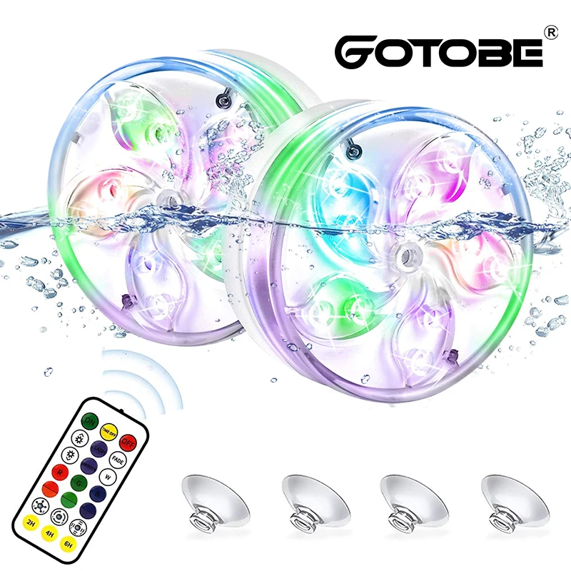 Погружной светодиодный светильник для бассейна водонепроницаемая ЛАМПА IP68