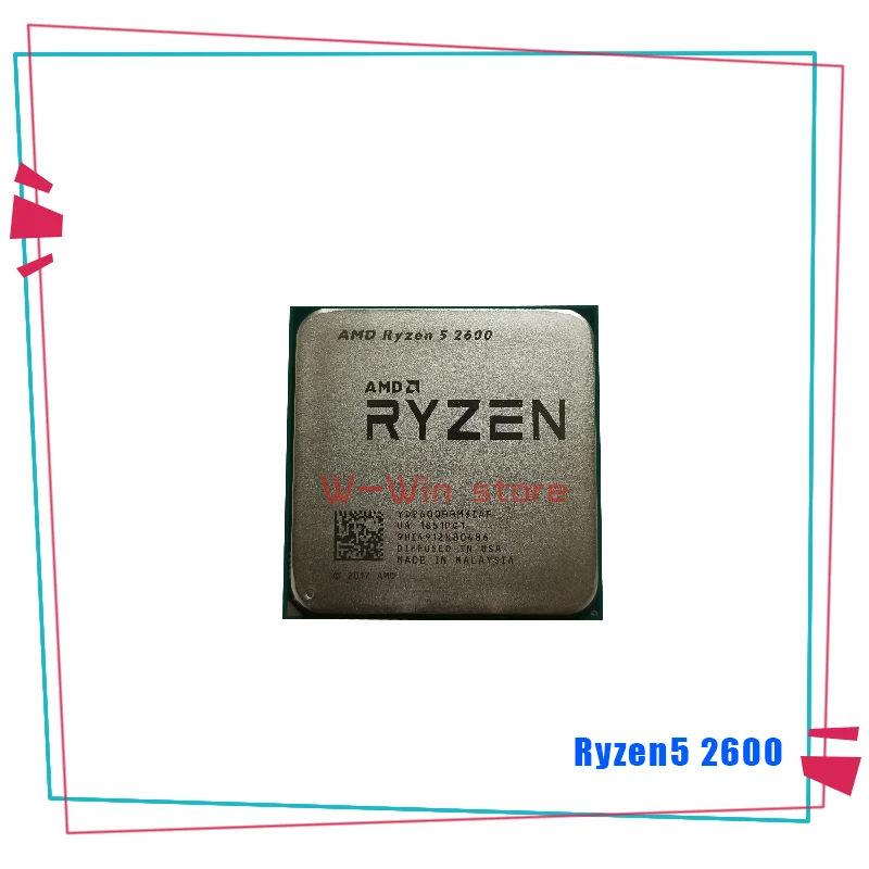 Новый процессор AMD Ryzen 5 2600 R5 3 4 ГГц шестиядерный двенадцатипоточный YD2600BBM6IAF разъем