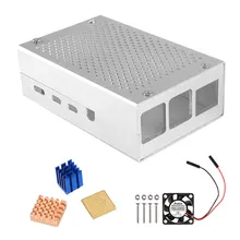 Чехол Raspberry Pi 4 B, алюминиевый чехол, металлический корпус для Raspberry PI 4, Модель B
