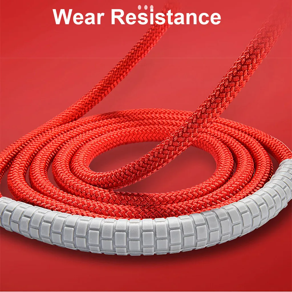 Профессиональный двойной шаровой Подшипник Скакалка утяжеленная хлопковая