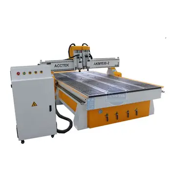 Multi Head Cnc Router Two Heads for Engraving Mould Wood Sheet Cutting Machine 1530