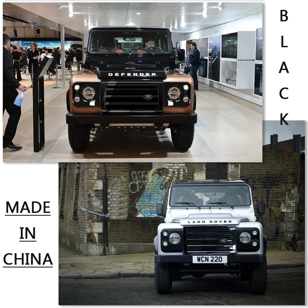 Auto Parts Car Styling Tuing Front Middle ABS Adventure Edition Style Grille For Land Rover Defender 90 110 Vehicle | Автомобили и