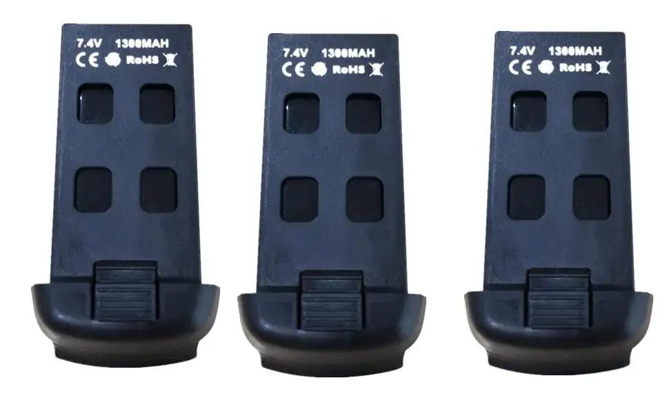 3PCS S167 S-167 1080P gps складной Wi-Fi FPV следить за мной Радиоуправляемый Дрон модель запасных частей battery 7,4 в 1300 мАч перезаряжаемая батарея - Цвет: 3PCS