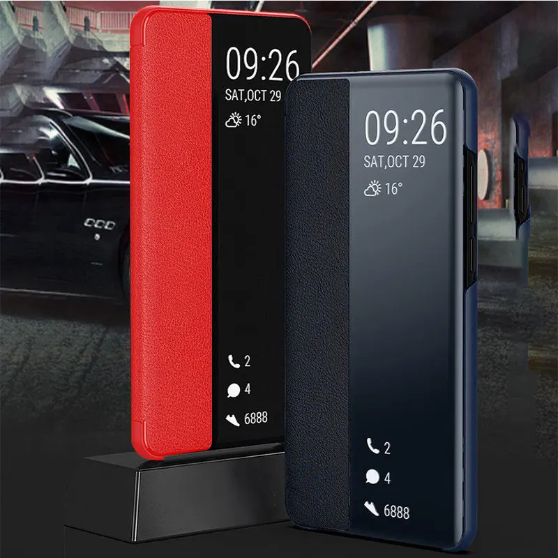 2020 Новый смарт чехол для Xiaomi Redmi Note 9S 7 8 6 комплектов/партия 5 K20 Pro 7A 8A 9 9A с откидной