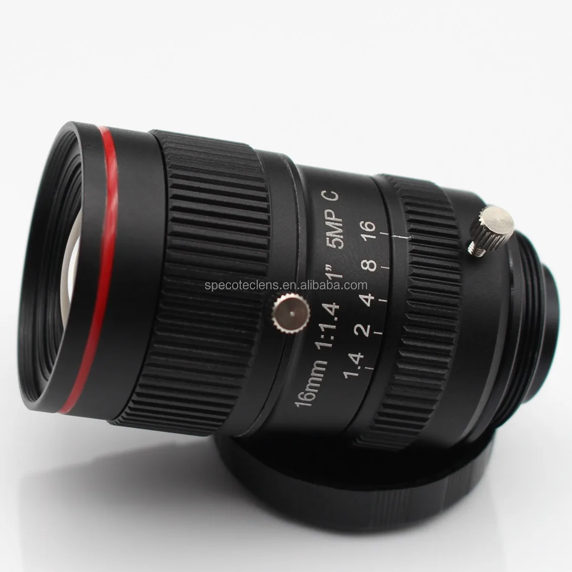 

8MP megapixel Low Distortion 1'' 2/3'' 1/2'' 1/3'' C Mount Optical 16mm Industrial Lens