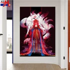 Небесные официальные благословения 5D DIY алмазная живопись девять хвост лиса Стразы Алмазная вышивка крестиком женский Мозаичный набор