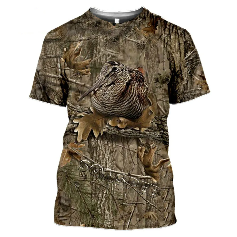 

Мужская камуфляжная футболка с 3D-принтом, с коротким рукавом