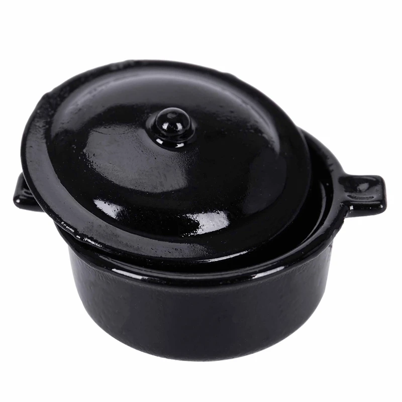 Кукольный домик миниатюрная кухонная утварь посуда кастрюля тарелка для тушения