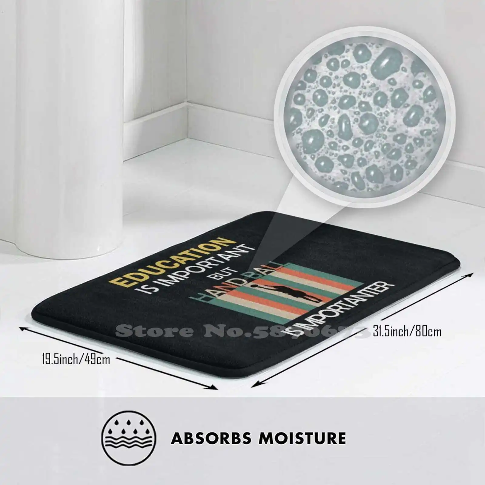 Важна вещь но ручной мяч важный подарок для любителей Handball удобный коврик двери