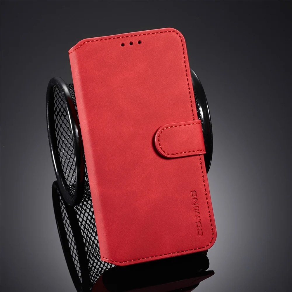 Logo Luxury Case for Redmi 8 7 7A& Note Pro 6 6A Leather Cover K20 Flip Book for Mi xiaomi A2 lite Y3 Wallet Skin touch Shell
