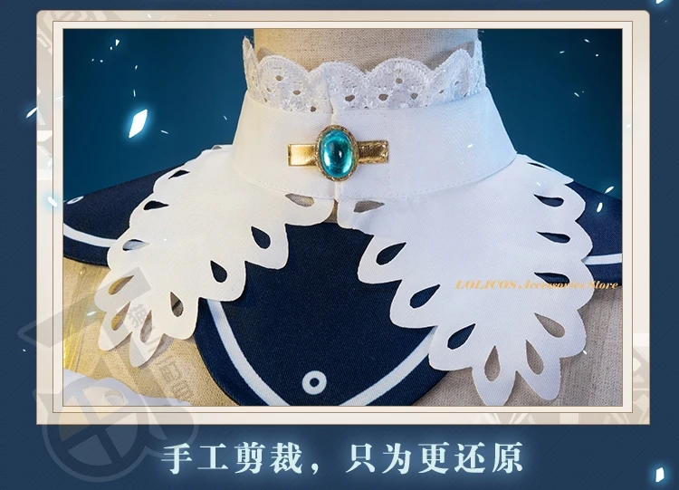 

New Anime Genshin Impact Cosplay Costume Uniform Outfit Women Tea Party Princess Dress Game Halloween Carnival Full Set