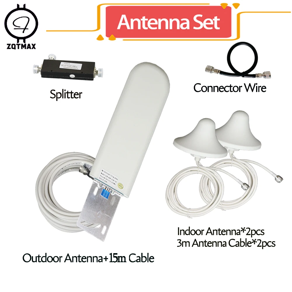 ZQTMAX 25dBi 2G 3g 4G антенна для CDMA DCS GSM повторитель UMTS LTE Усилитель сотового сигнала 1900 2600