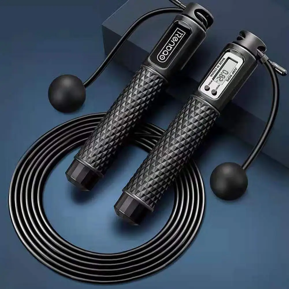 

Digital Counting Wireles Jump Rope Cordless Jump Ropes Skipping Rope Speed For Boxing Training Weight Loss Home Exercise Workout