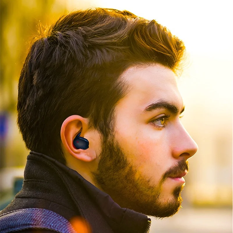 TWS 5.0 noise reduction Bluetooth headset 3D touch comfortable sweat-proof wireless with dual microphone | Электроника