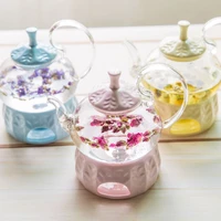 unique japanese glass teapot cute kitchen personal glass tea clay pot matcha coffee water jug bouilloire tea infuser ed50cf