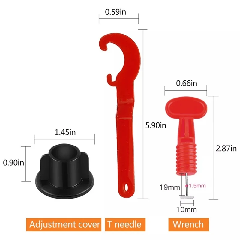 

126Pcs Flat Ceramic Floor Wall Construction Tools Reusable Tile Leveling System Kittile Leveling System Kit for Tile