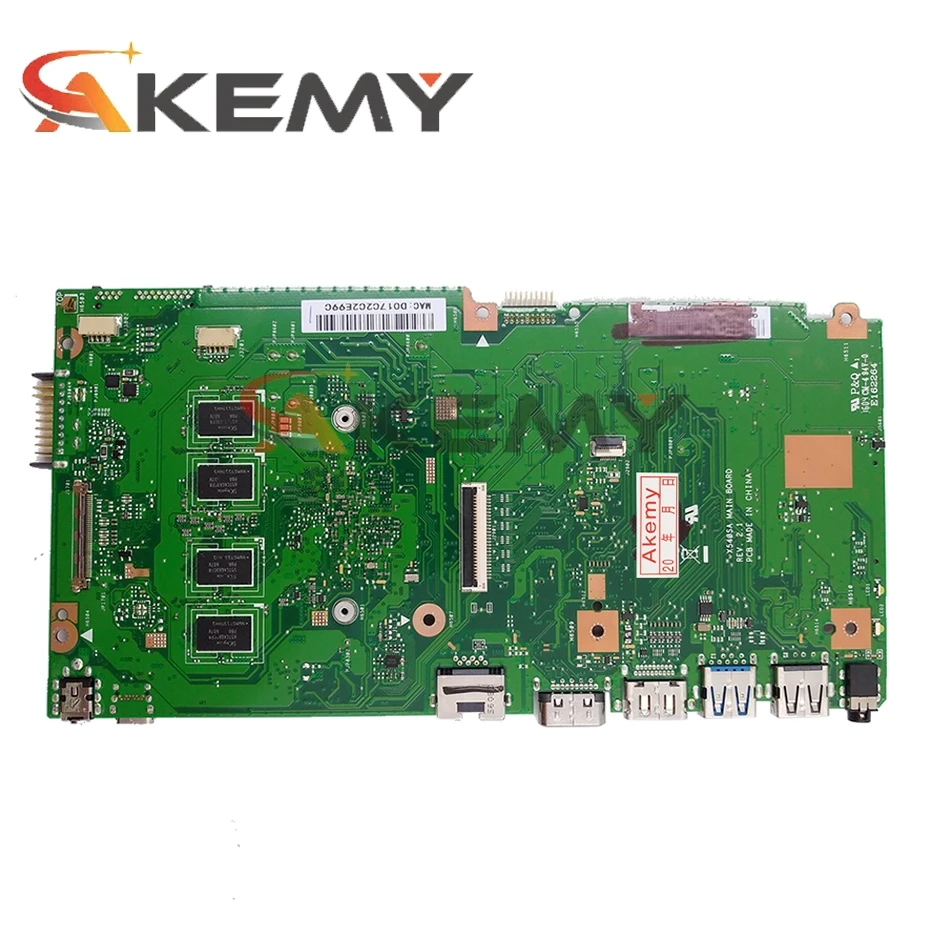 for asus x540sax540sf540sx540saa laptop motherboard mainboard test ok n3700cpu 8gbram free global shipping