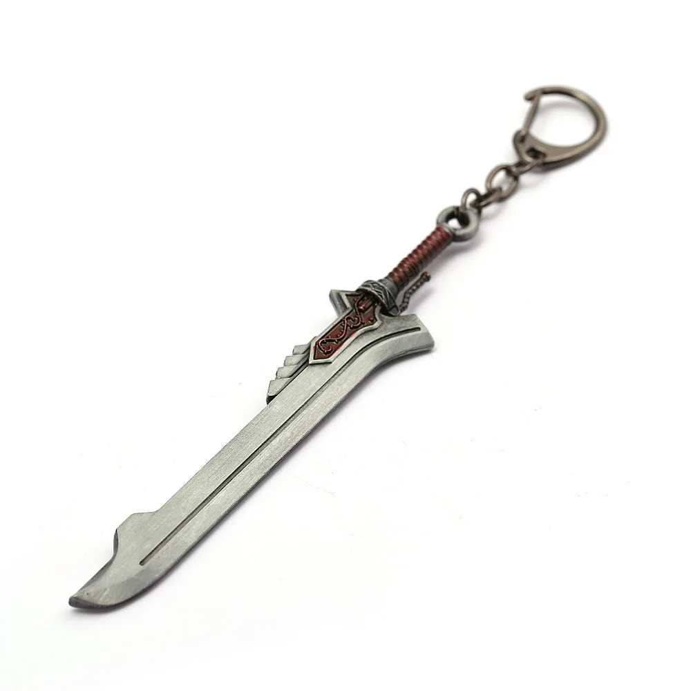 Брелок Devil May Cry 5 DMC черный красный королева сплав оружие меч металлическая