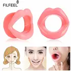 Силиконовый тренажер для лифтинга лица и губ, тренажер для укрепления мышц, массажер для лица, против морщин, инструмент для упражнений на губы
