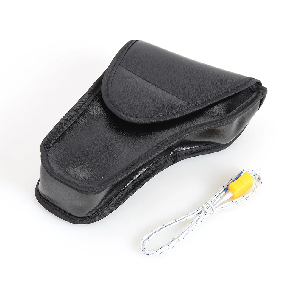 

Digital Infrared Thermometer LCD Screen Hygrometer Weather Station Temperature Meter Humidity Ambient Meter with Leather Bag