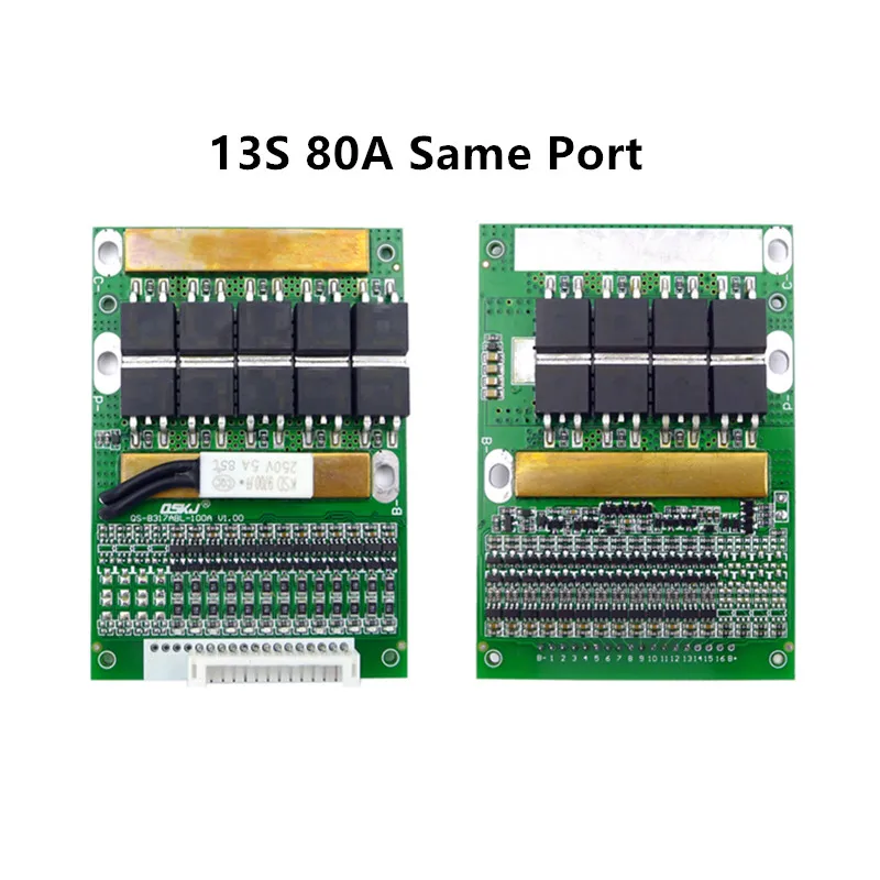 Балансировочная плата 6S 13S 25A 35A 50A 80A 150a BMS 24 В 36 48 тройная ЛИТИЕВАЯ/LiFePo4 батарея