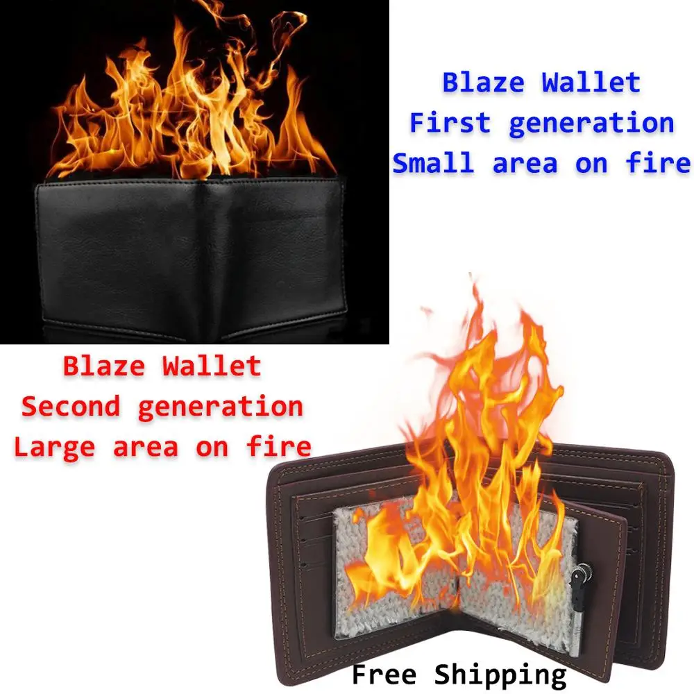 Бесплатная доставка Волшебный кожаный кошелек волшебник вечеринка шоу реквизит