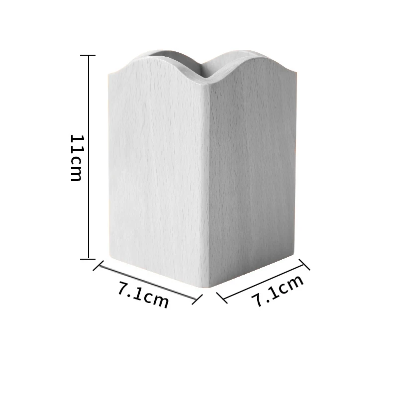 7.1x11cm Геометрический квадратный держатель для бетонной ручки, силиконовая форма, креативный держатель для цементной ручки, форма для офиса, для домашнего украшения - Цвет: 7.1x11cm